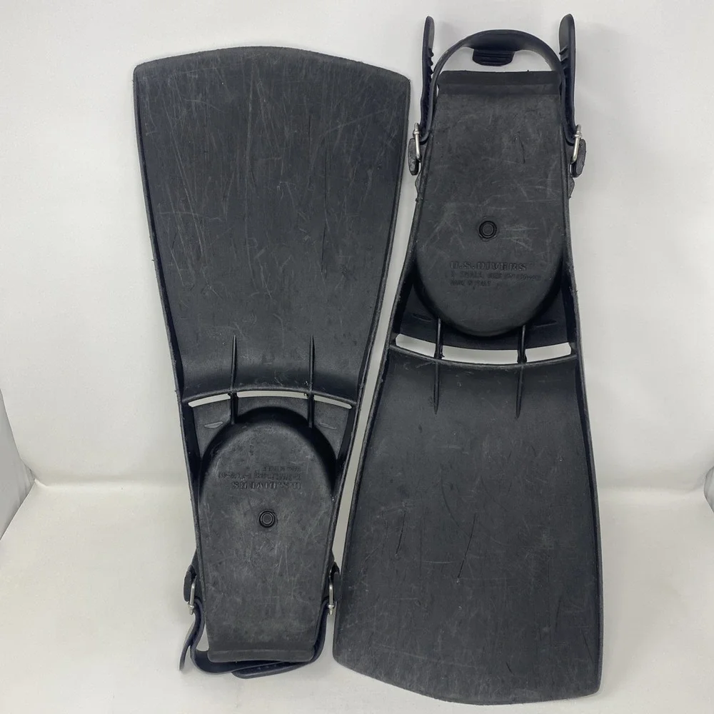 US Divers Compro Aqua Lung Pro Line Extra Small Size 5-7 Dive Fins Made in Italy